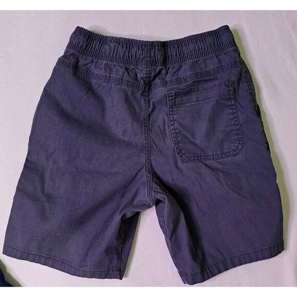 Wonder Nation Boys L (10-12) Gray & Blue Elastic Waist Pockets Drawstring Shorts - Picture 10 of 10